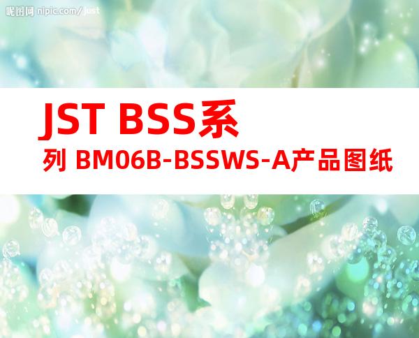 JST BSS系列 BM06B-BSSWS-A产品图纸